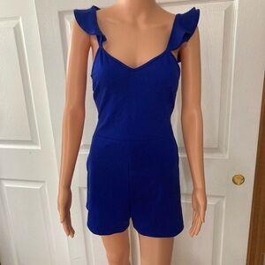 Brand new Super cute bright blue romper